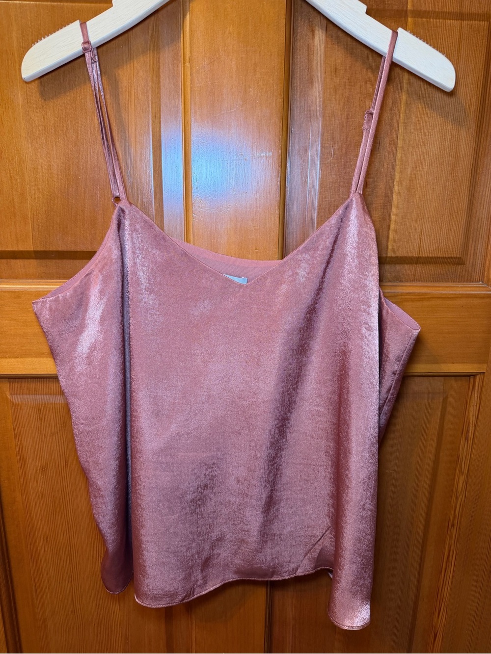 Evereve Dusty Rose lined Cami with Adjustable Straps
